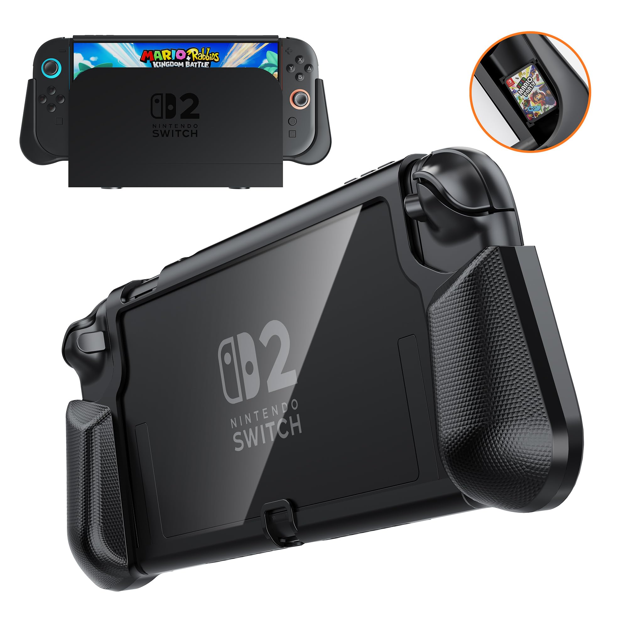 Amazon.co.jp: PZOZ Switch 2 カバー ドック対応 TPU&PC材質 スイッチ2